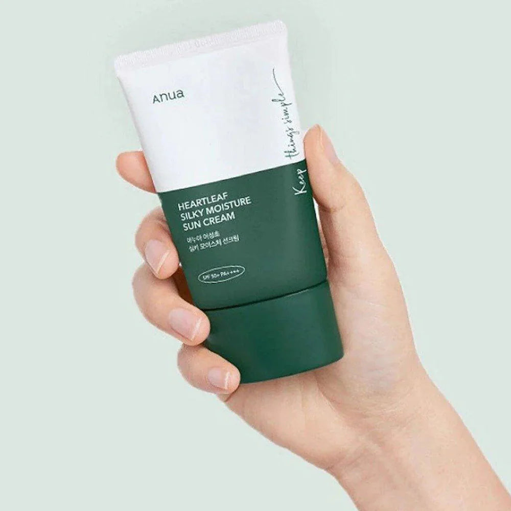 ANUA Heartleaf Silky Moisture Sun Cream 50ml