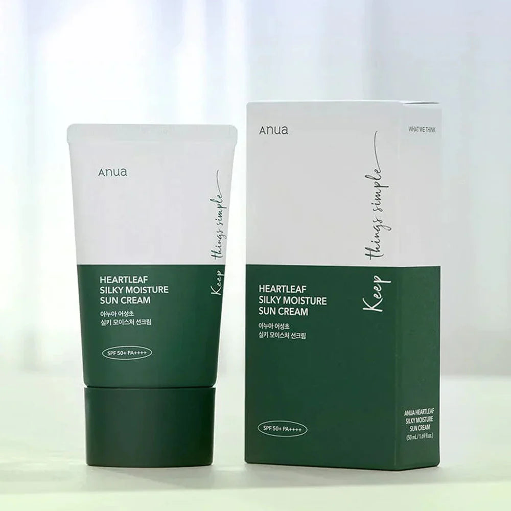 ANUA Heartleaf Silky Moisture Sun Cream 50ml