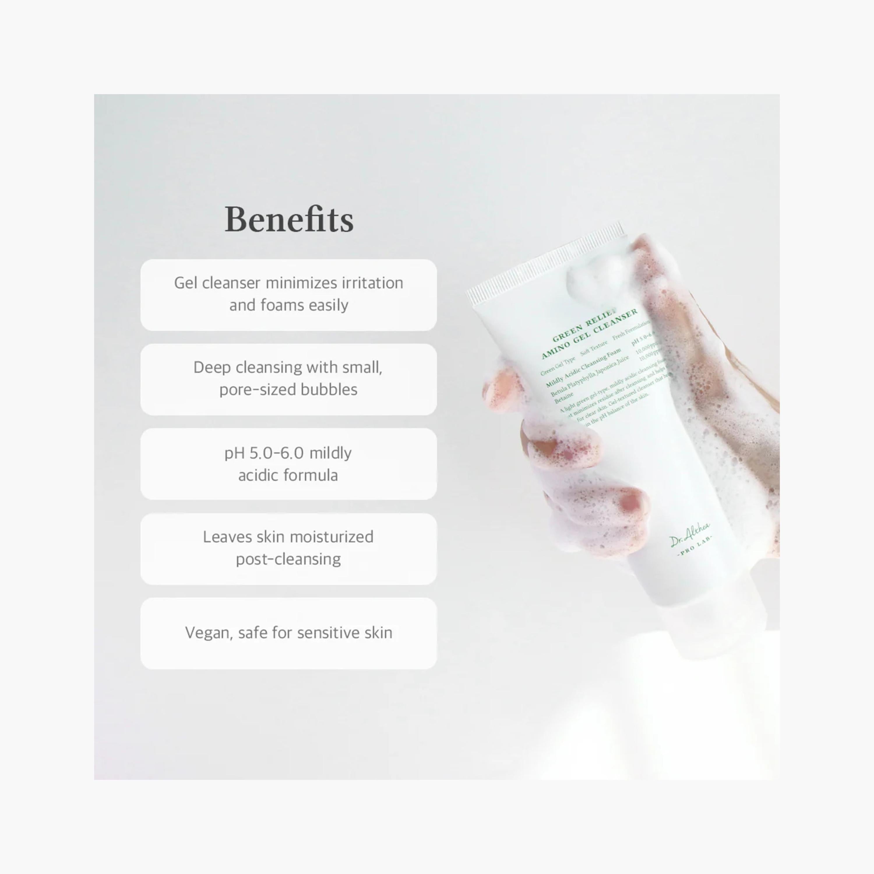 Dr.Althea Green Relief Amino Gel Cleanser 100ml