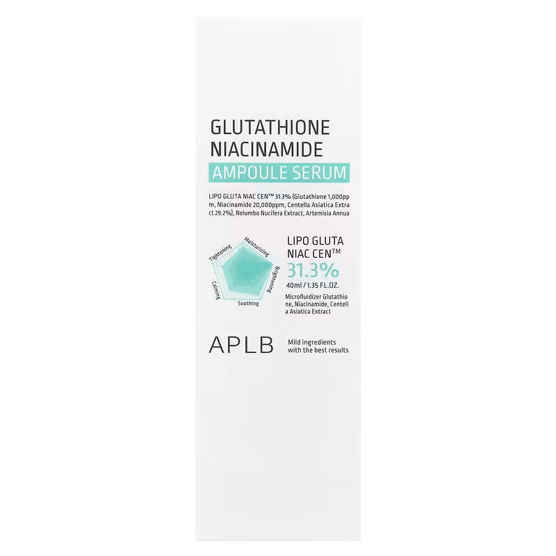APLB GLUTATHIONE NIACINAMIDE AMPOULE SERUM 40ml