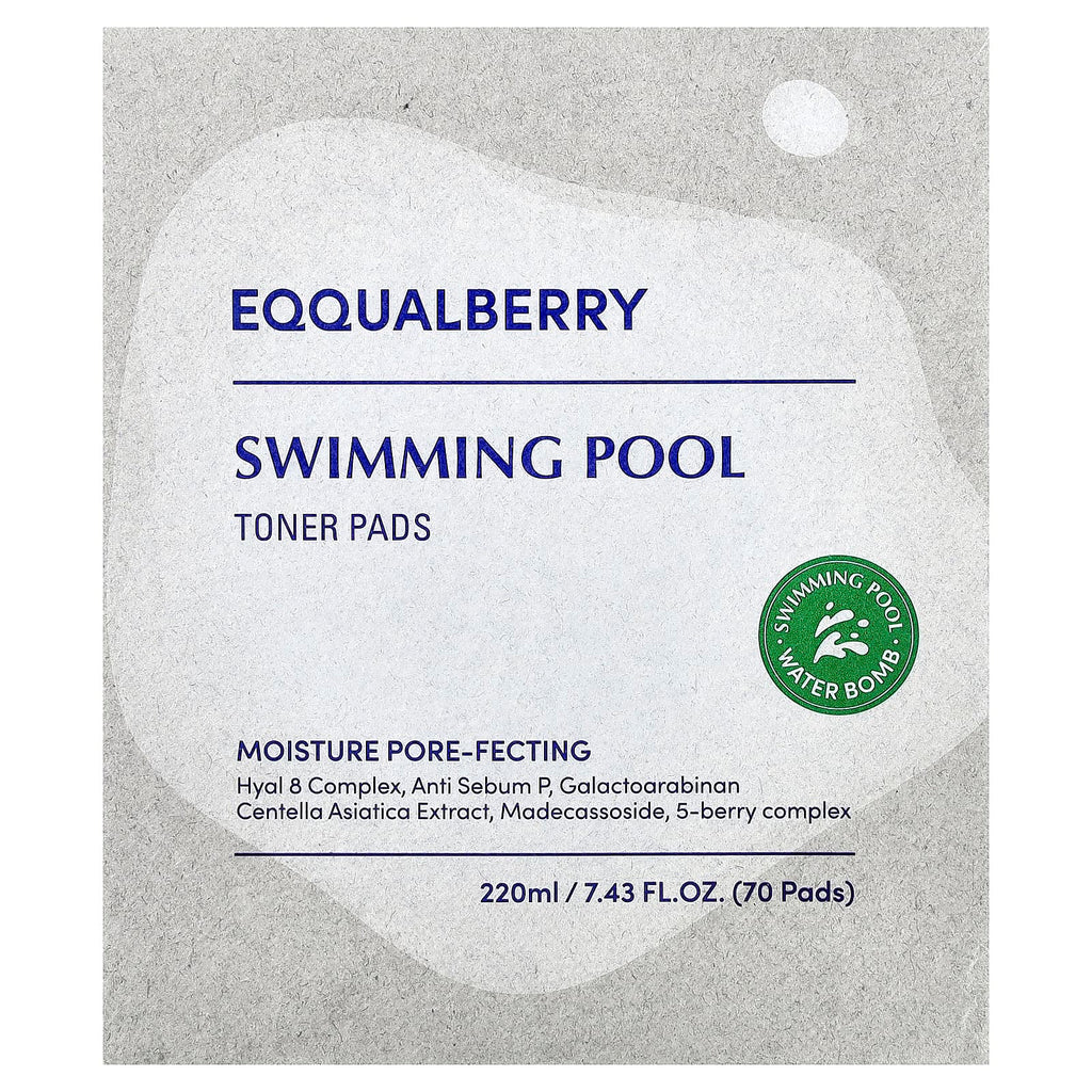 Eqqualberry Swimming Pool Toner Pads 220ml (70ea)