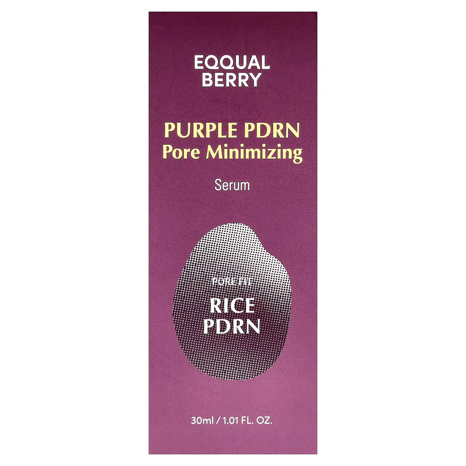 EQQUALBERRY PURPLE PDRN PORE MINIMIZING SERUM 30ml
