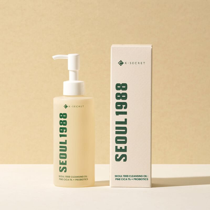 K-SECRET SEOUL 1988 Cleansing Oil : Pine Cica 1% + Probiotics  200ml