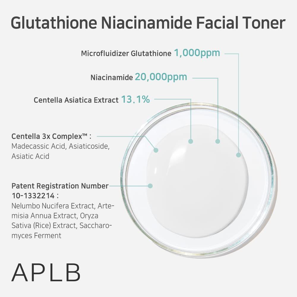 APLB GLUTATHIONE NIACINAMIDE FACIAL TONER 160ml