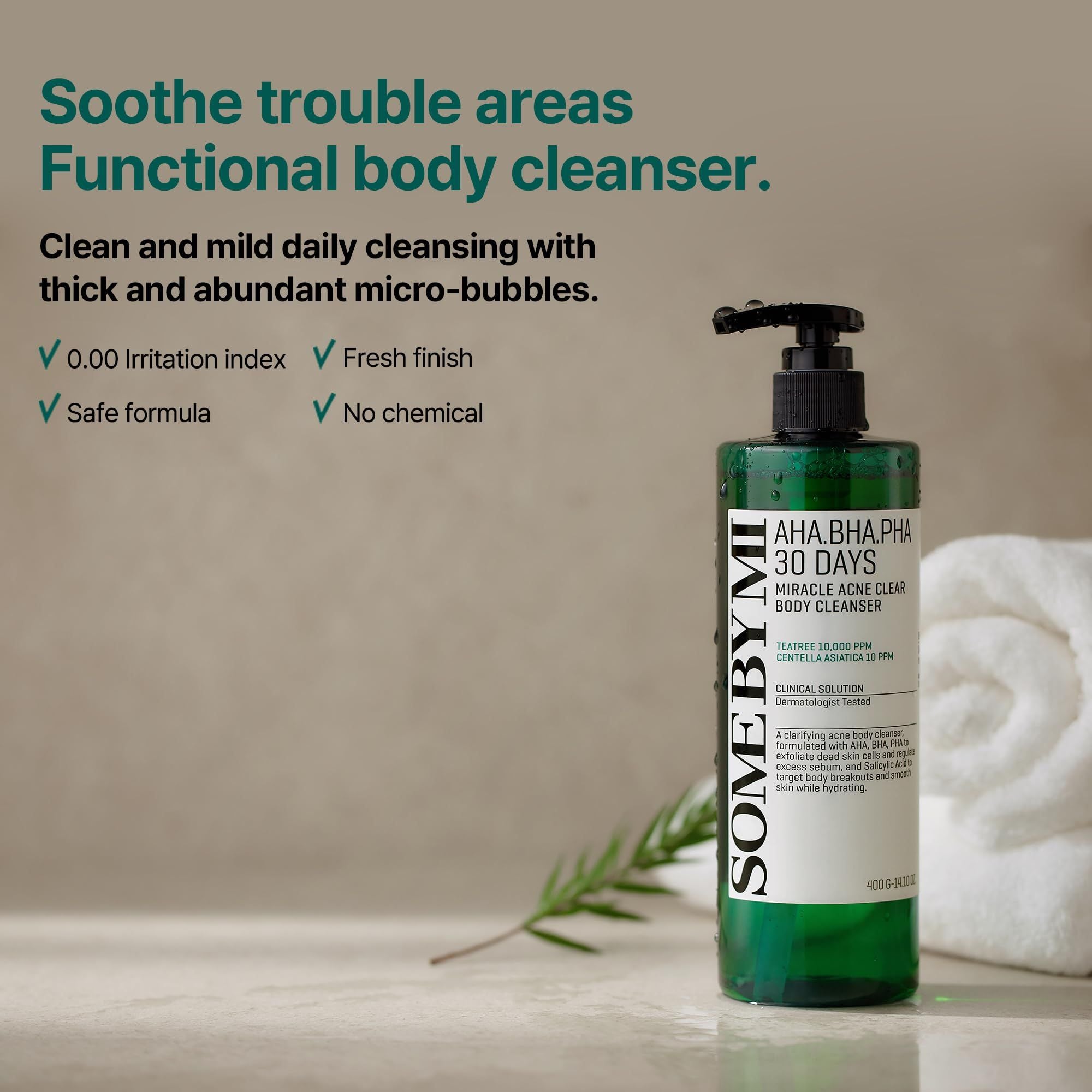 SOME BY MI AHA-BHA-PHA 30 Days Miracle Acne Body Cleanser 400g