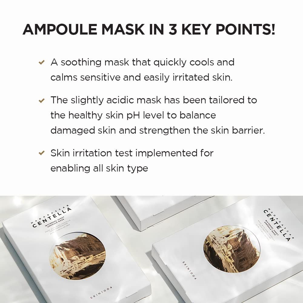 SKIN1004 CENTELLA WATERGEL SHEET AMPOULE MASK (5ea)