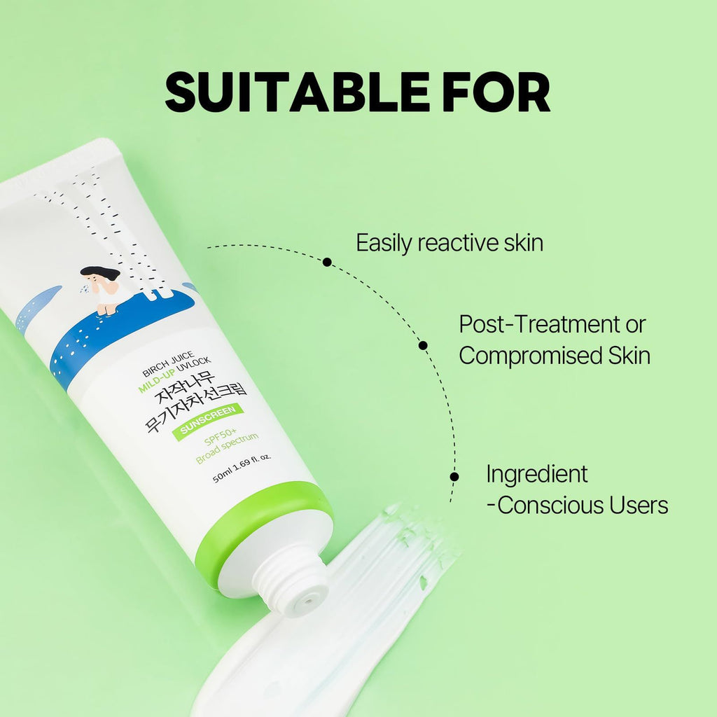 Round Lab Birch Juice Moisturizing Mild-up Sunscreen 50ml