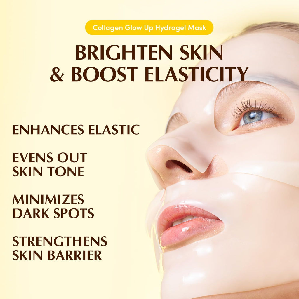EQQUALBERRY COLLAGEN GLOW UP HYDROGEL MASK 4EA