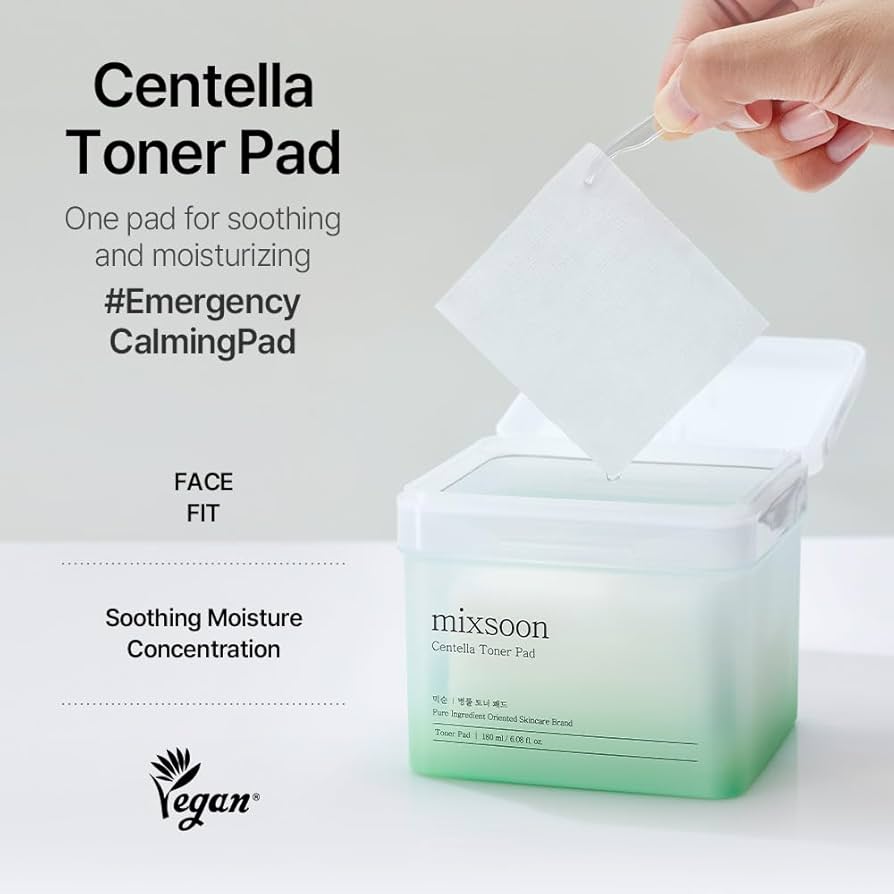 MIXSOON Centella Toner Pad (120 Sheets)