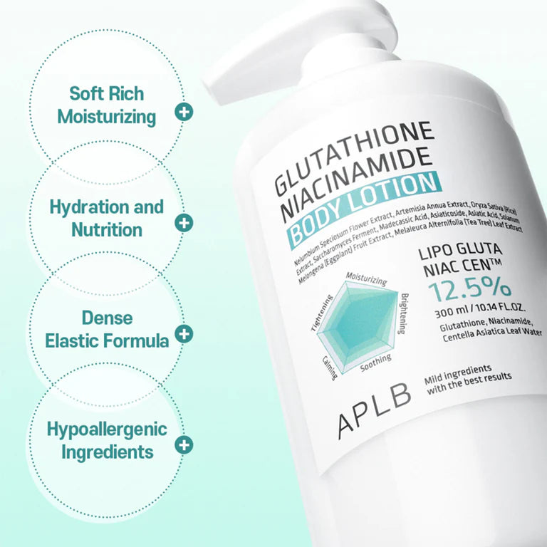 APLB GLUTATHIONE NIACINAMIDE BODY LOTION