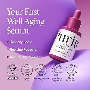 PURITO Timeless Bloom Bakuchiol Serum
