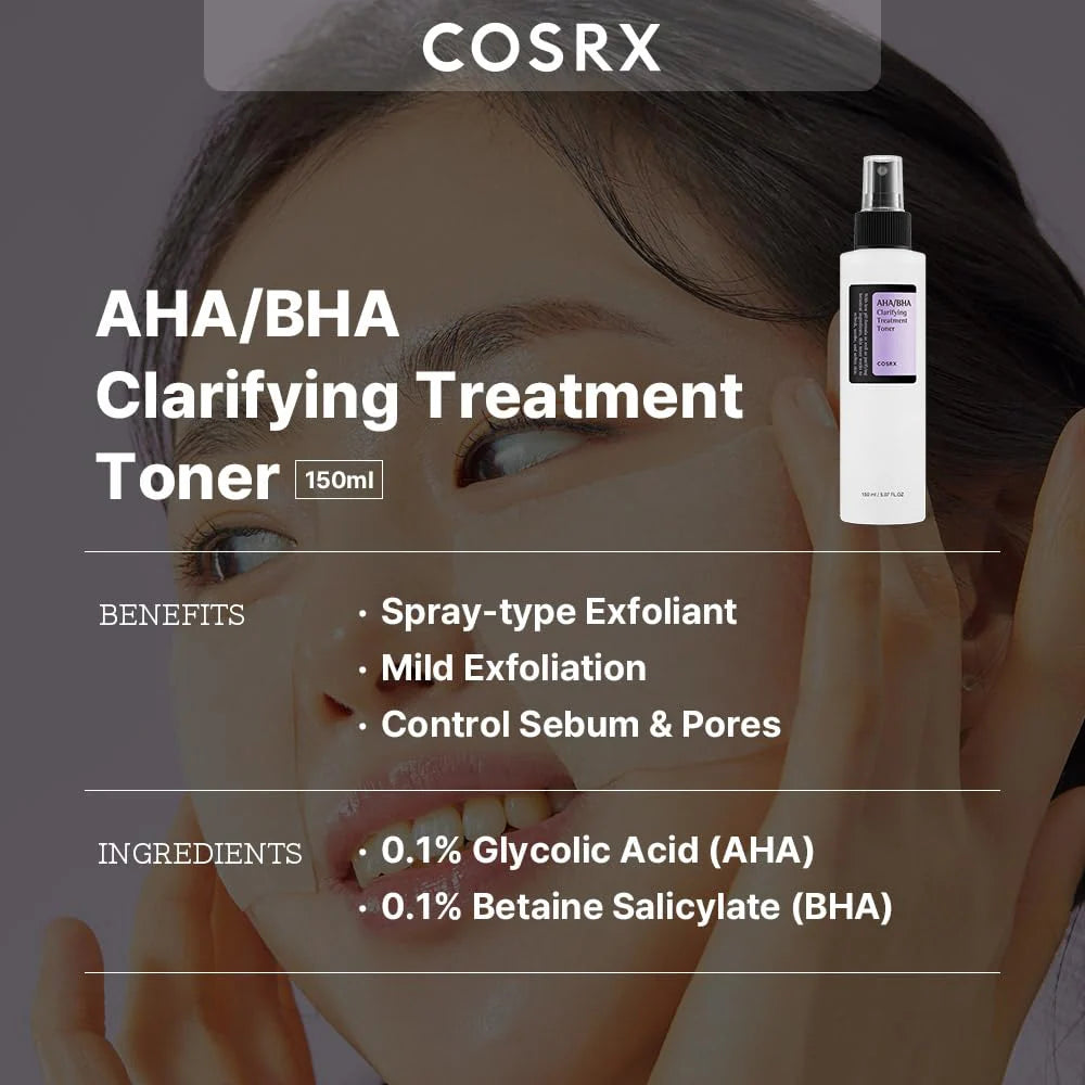 COSRX AHA/BHA Clarifying Treatment Toner (150ml)