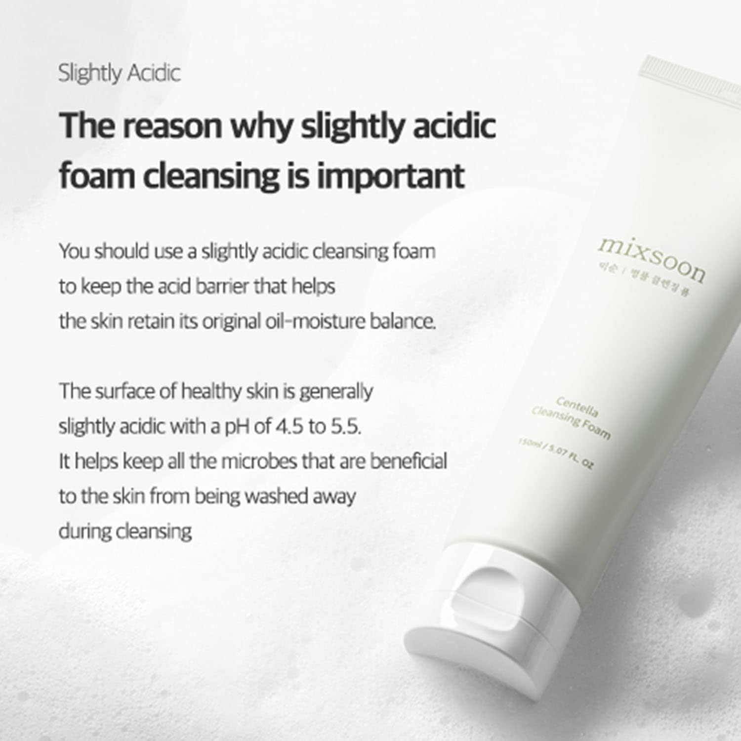MIXSOON Centella Cleansing Foam 150ml