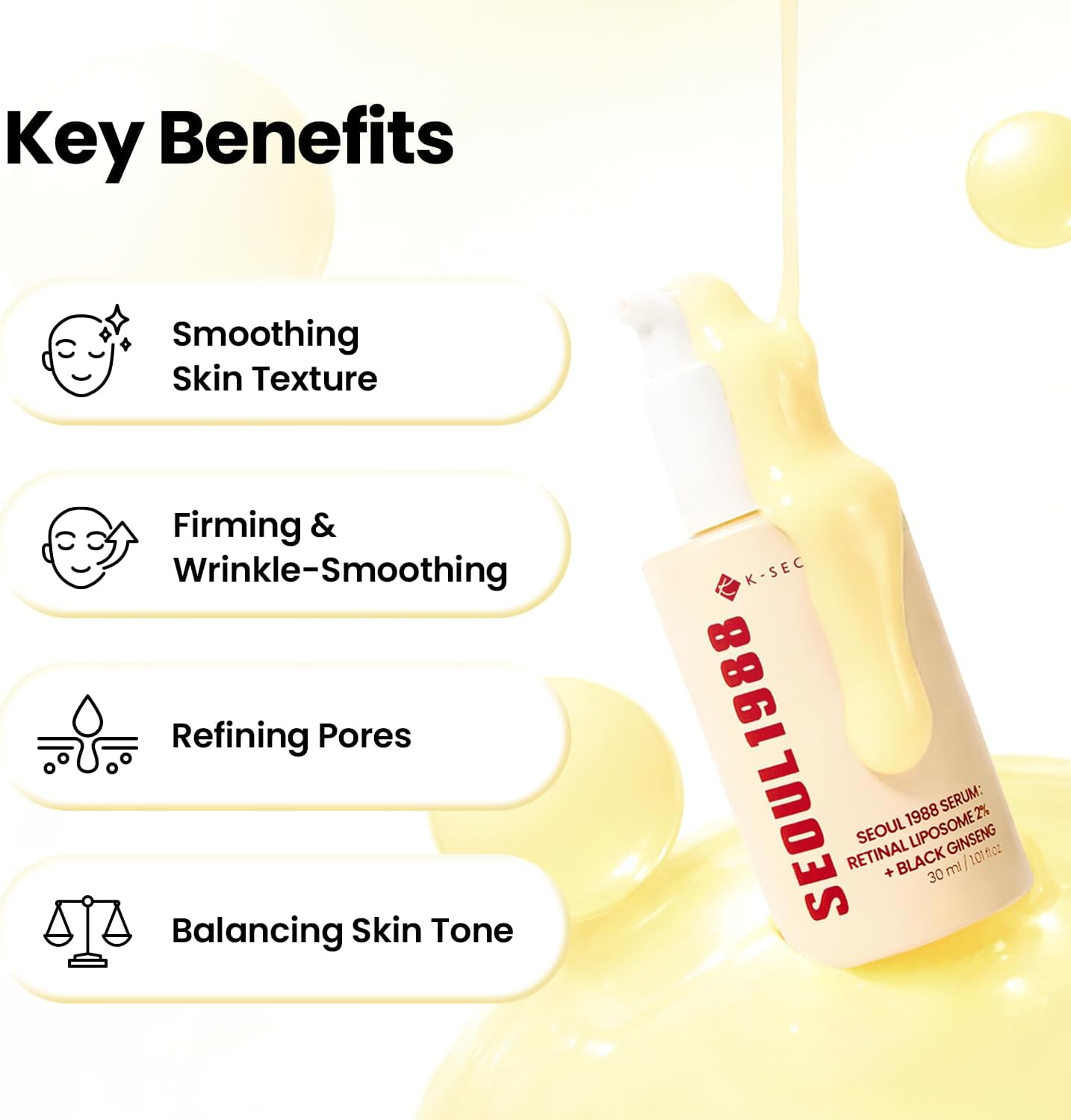 K-SECRET SEOUL 1988 Cream : Retinal Liposome 1% + Fermented Rice