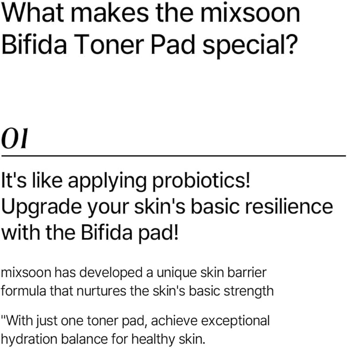 MIXSOON Bifida Toner Pad [120 Sheets]