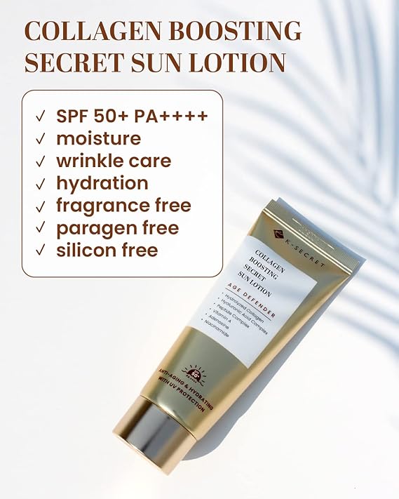 K-SECRET Collagen Boosting Secret  Sun Lotion
