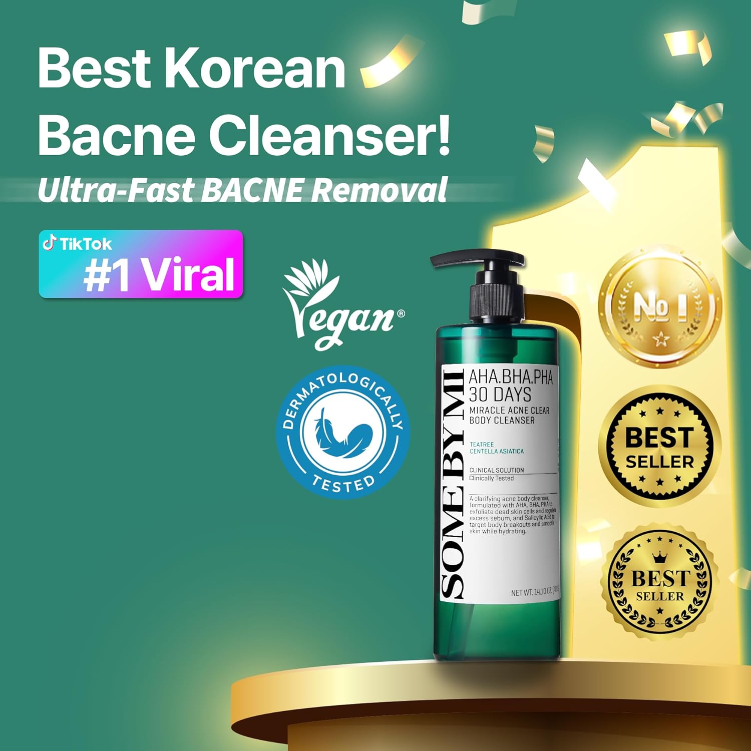 SOME BY MI AHA-BHA-PHA 30 Days Miracle Acne Body Cleanser 400g