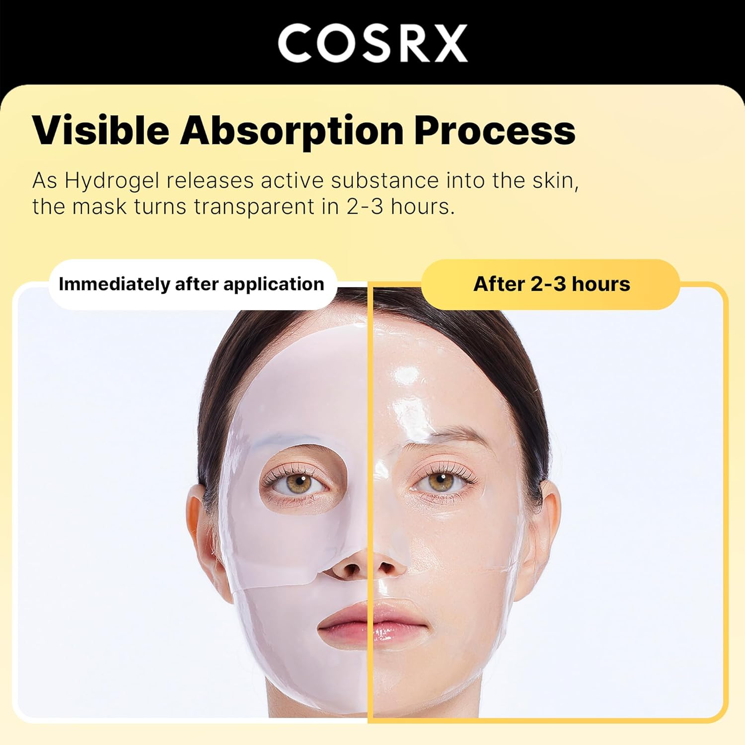 COSRX Advanced Snail Mucin Glass Glow Hydrogel Mask_3 ea