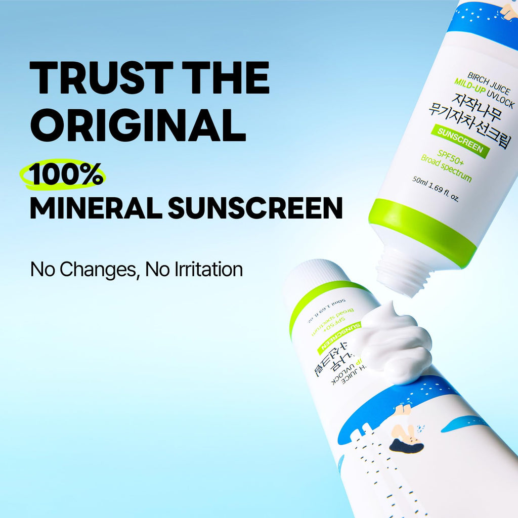 Round Lab Birch Juice Moisturizing Mild-up Sunscreen 50ml