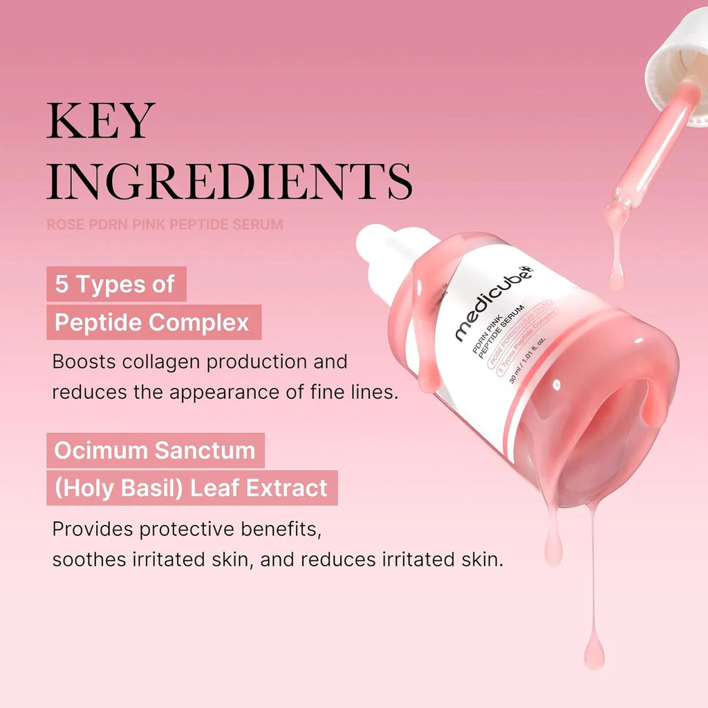 MEDICUBE PDRN PINK PEPTIDE SERUM 30ML