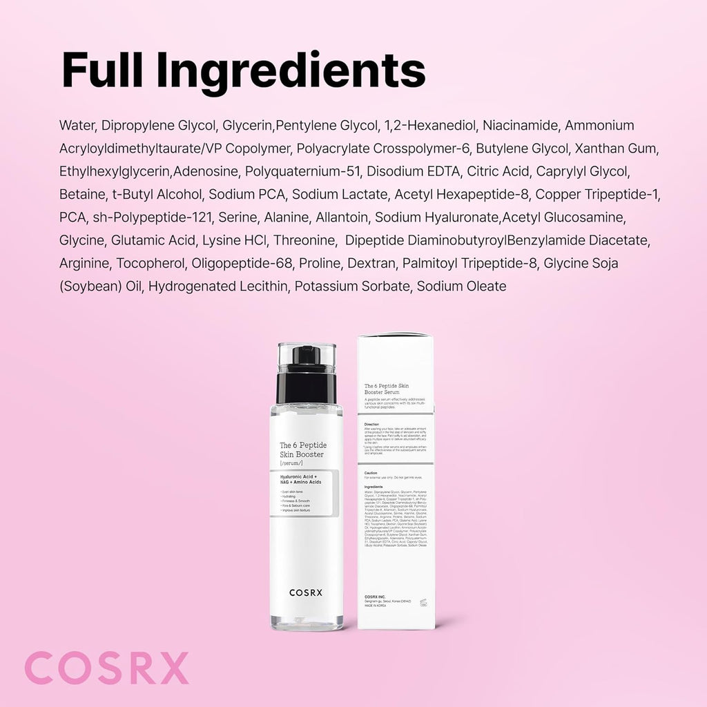 COSRX The 6 Peptide Skin Booster Serum
