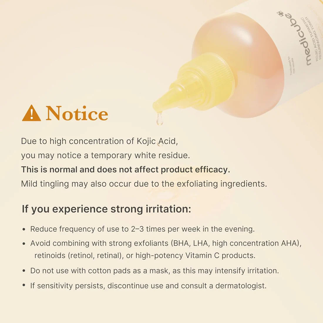 MEDICUBE KOJIC ACID TURMERIC RESURFACING TONER 250ml