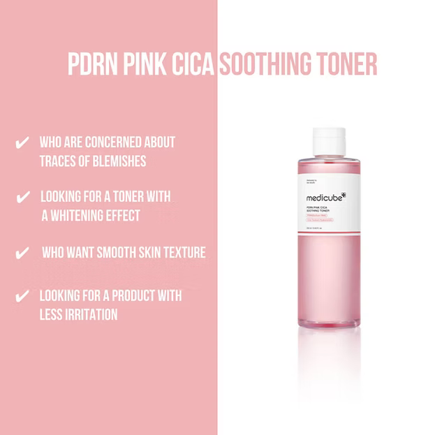 MEDICUBE PDRN PINK CICA SOOTHING TONER 250ml