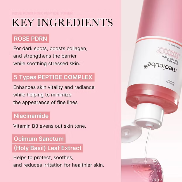 MEDICUBE PDRN PINK CICA SOOTHING TONER 250ml