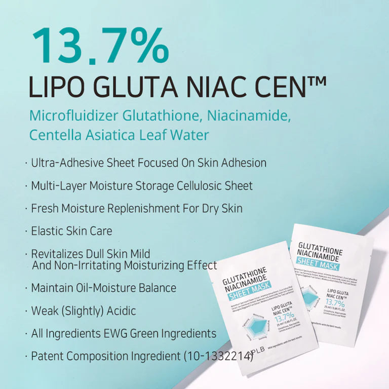 APLB GLUTATHIONE NIACINAMIDE SHEET MASK