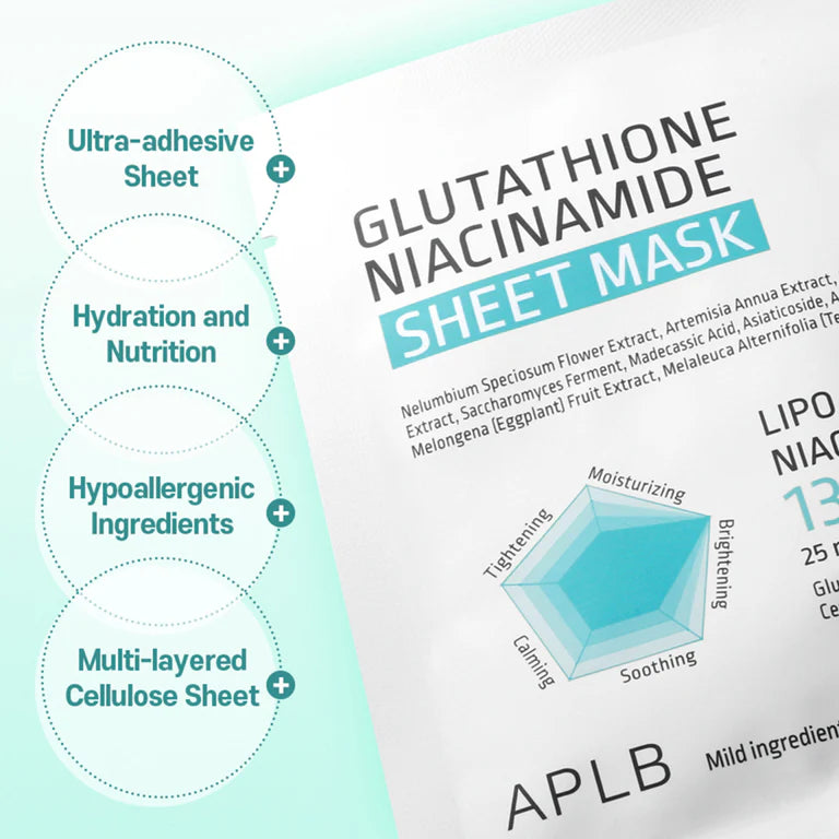APLB GLUTATHIONE NIACINAMIDE SHEET MASK