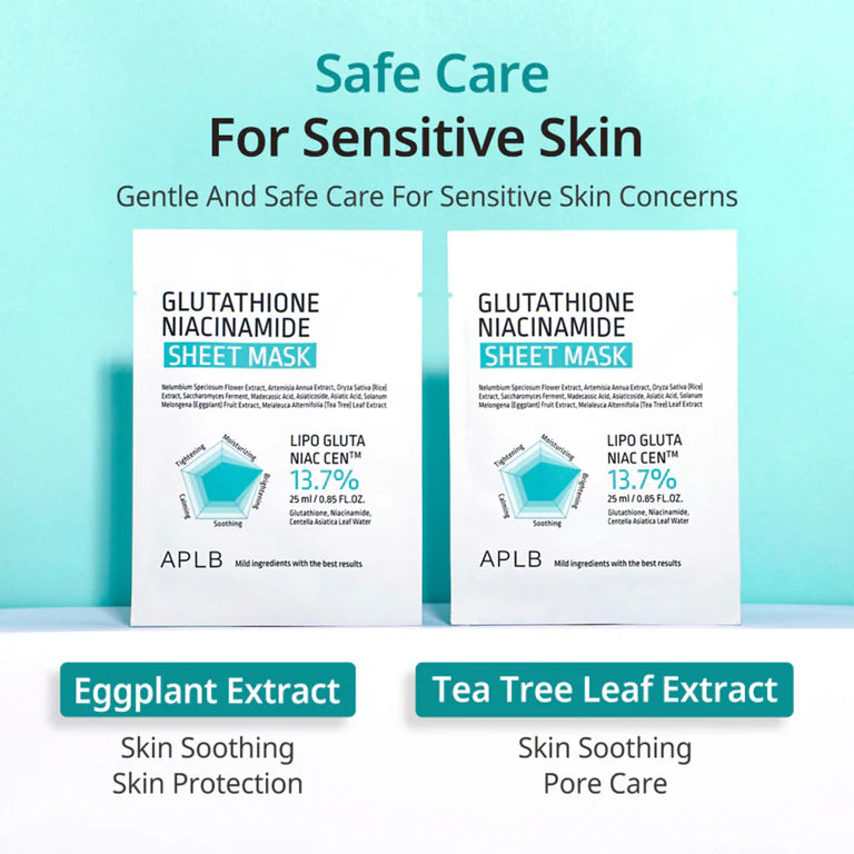 APLB GLUTATHIONE NIACINAMIDE SHEET MASK
