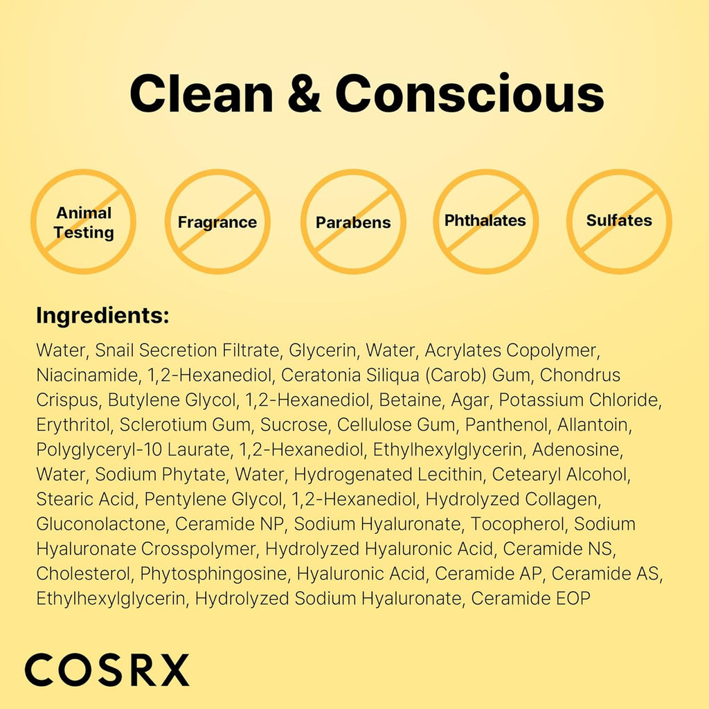 COSRX Advanced Snail Mucin Glass Glow Hydrogel Mask_3 ea