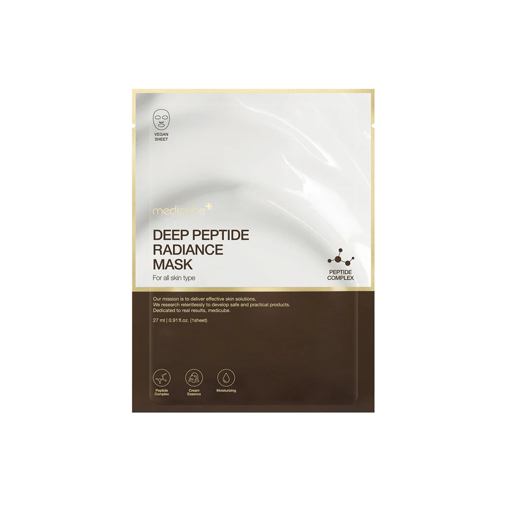 MEDICUBE  DEEP PEPTIDE RADIANCE MASK 27ml (1EA)
