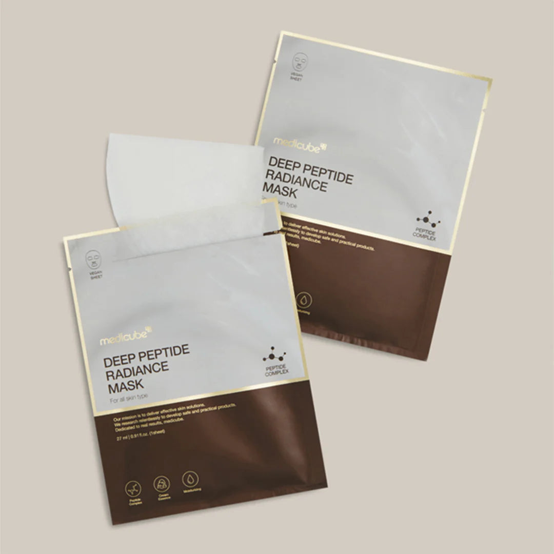 MEDICUBE  DEEP PEPTIDE RADIANCE MASK 27ml (1EA)