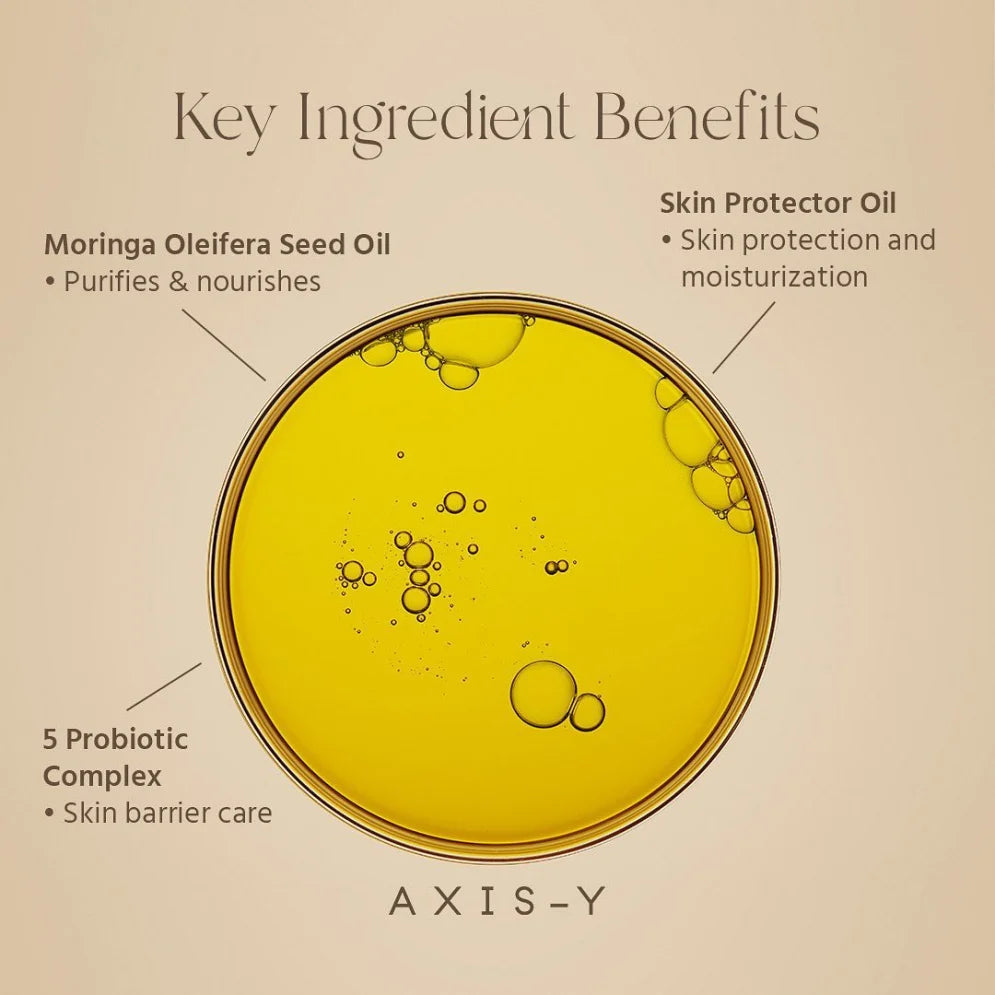 AXIS-Y Biome Resetting Moringa Cleansing Oil