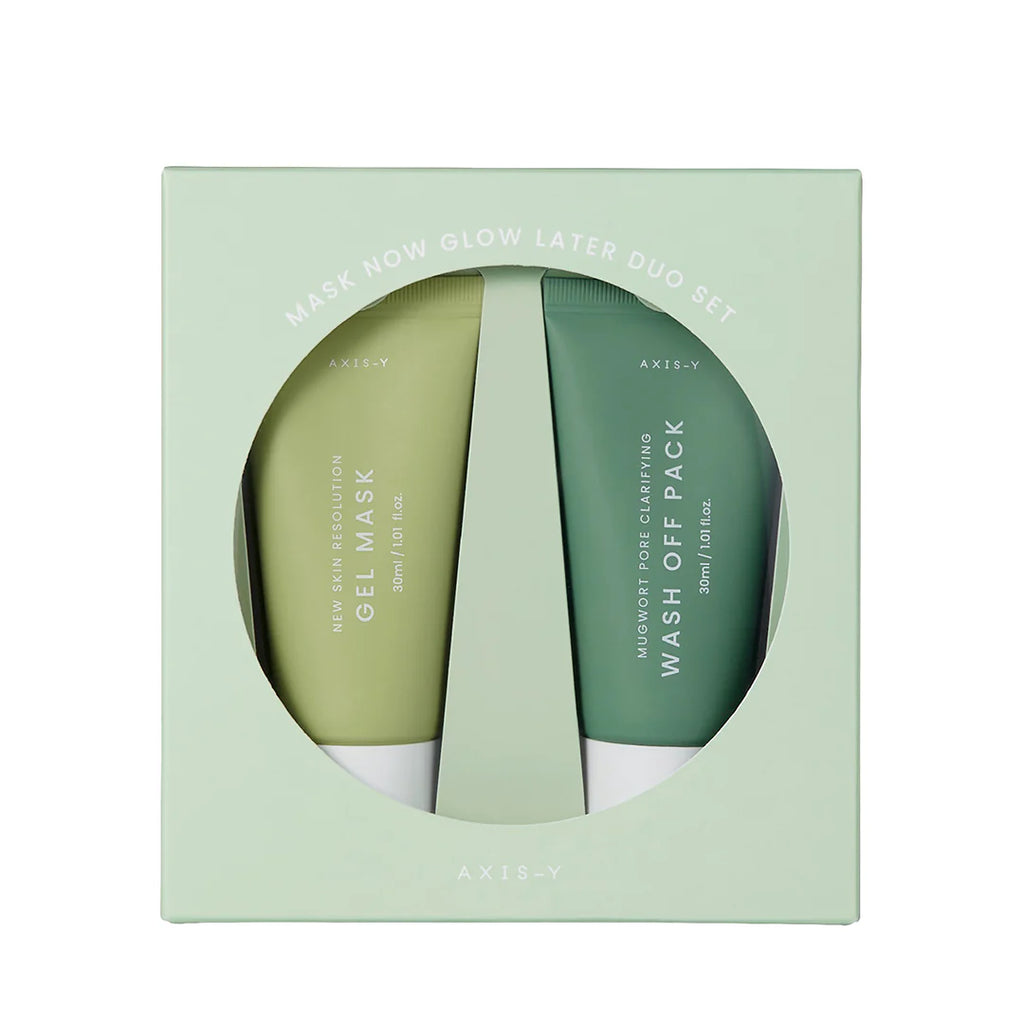 AXIS-Y Mask Now Glow Later Duo Set