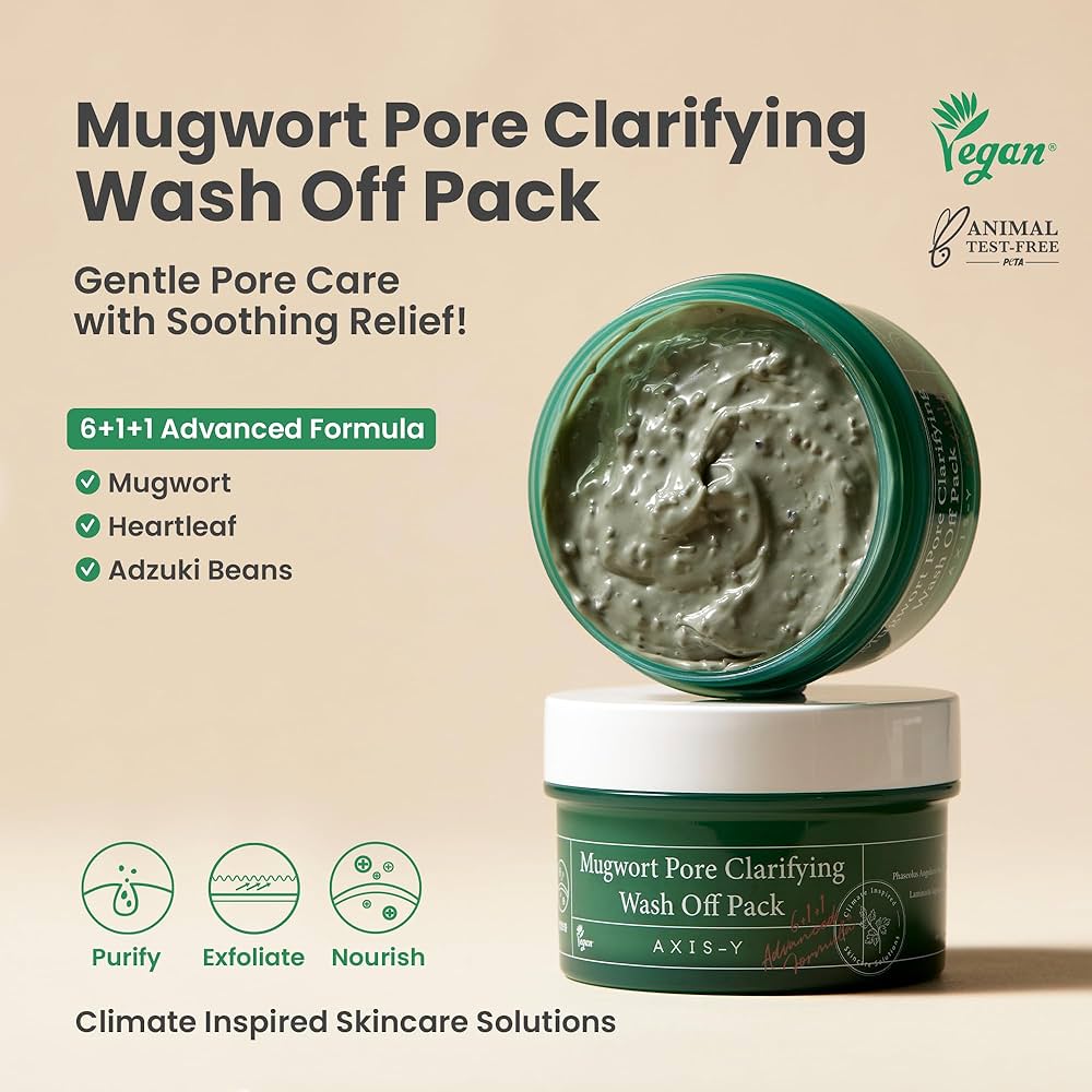 AXIS-Y  Mugwort Pore Clarifying Wash Off Pack