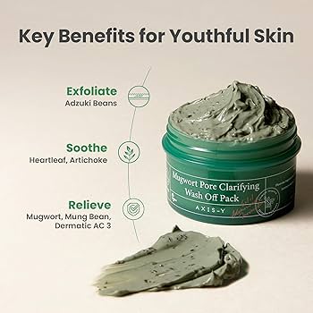AXIS-Y  Mugwort Pore Clarifying Wash Off Pack