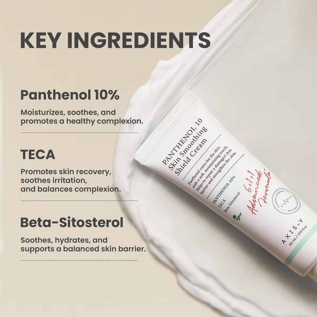 AXIS-Y Panthenol 10 Skin Smoothing Shield Cream 50ml