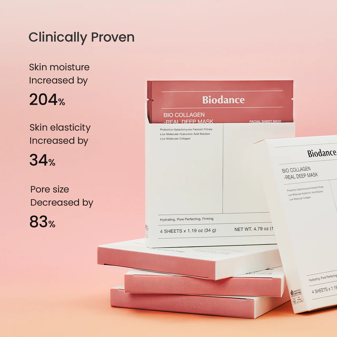 Biodance Bio-Collagen Real Deep Mask (4ea)