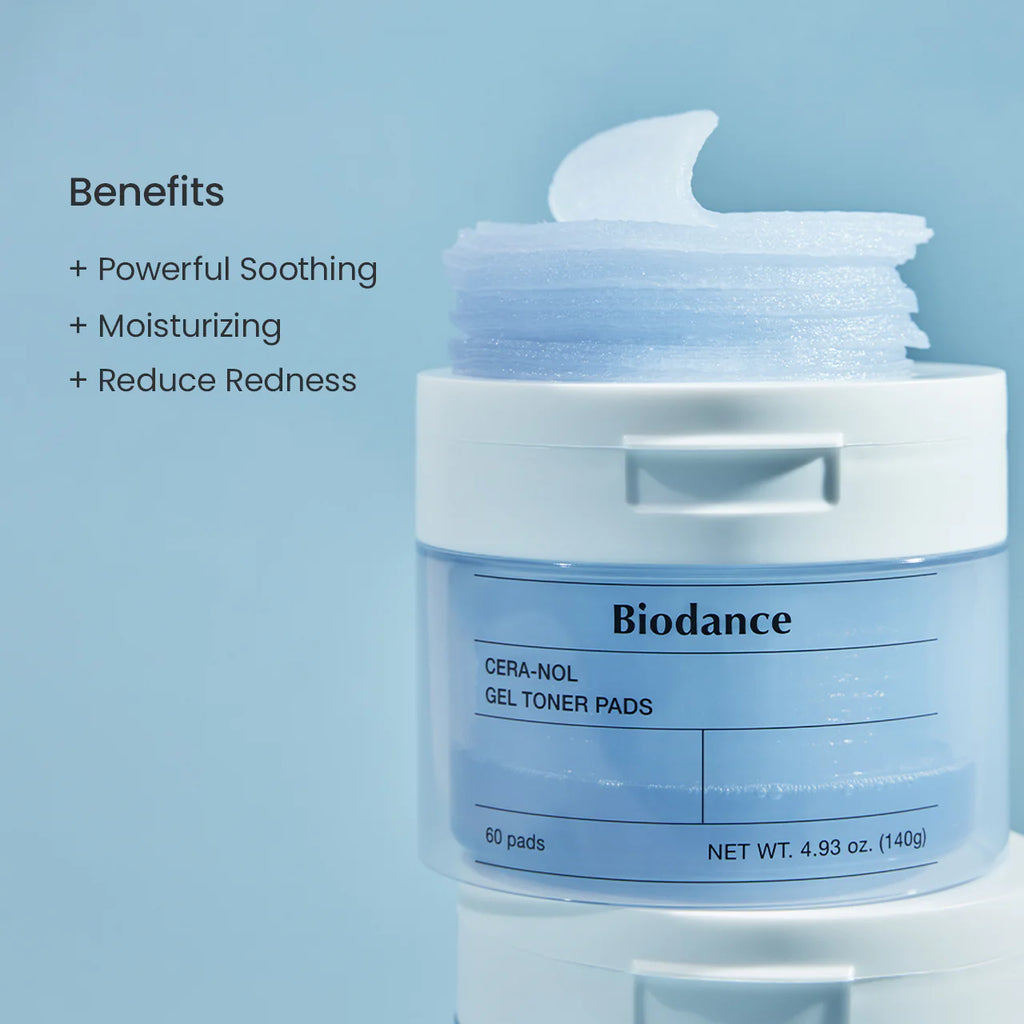 Biodance Cera-nol Gel Toner Pads 60Pads
