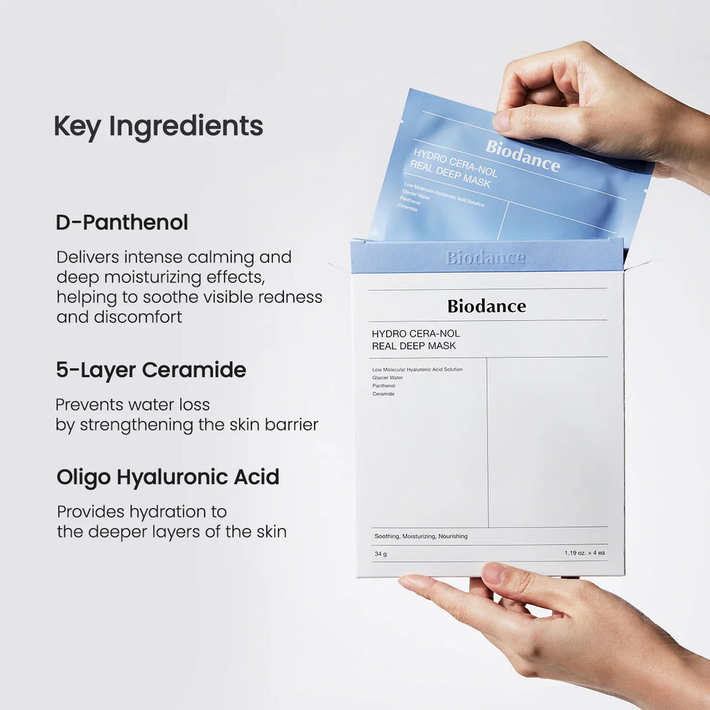 Biodance Hydro Cera-nol Real Deep mask (4ea)