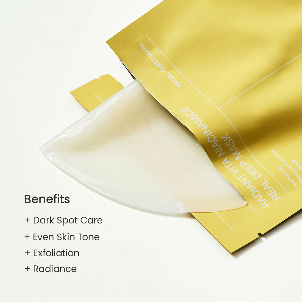 Biodance Radiant Vita Niacinamide Real Deep Mask (4ea)