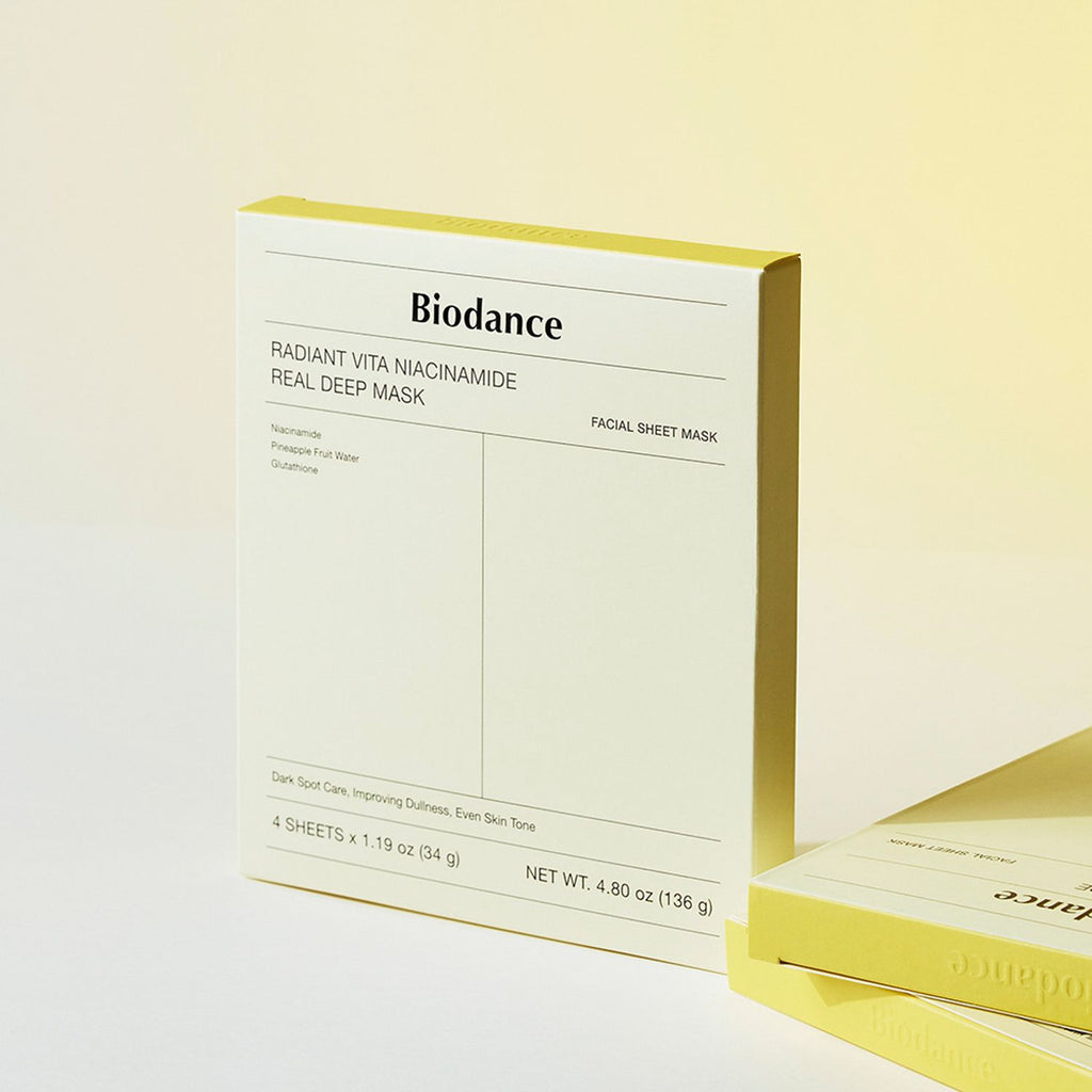 Biodance Radiant Vita Niacinamide Real Deep Mask (4ea)