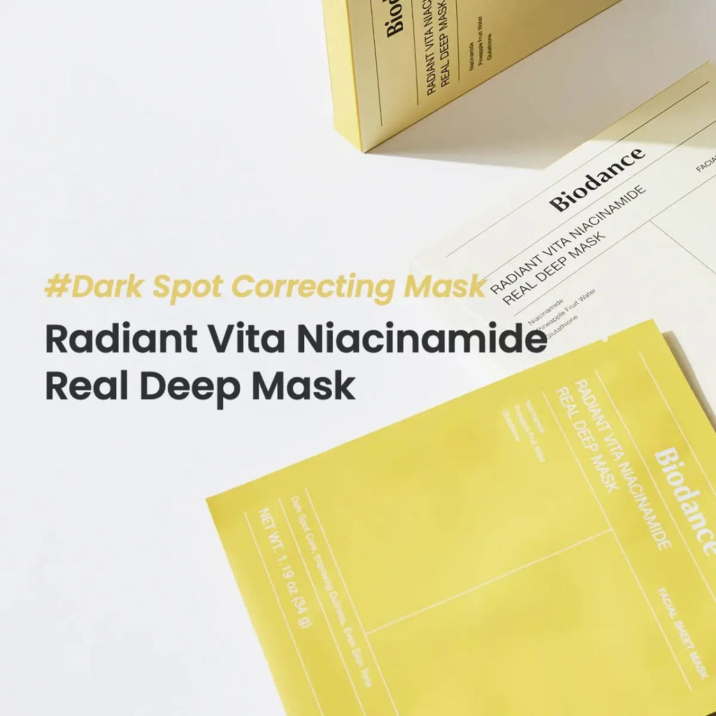 Biodance Radiant Vita Niacinamide Real Deep Mask (4ea)