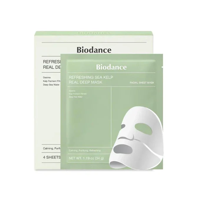 Biodance Refreshing Sea Kelp Real Deep Mask (4ea)
