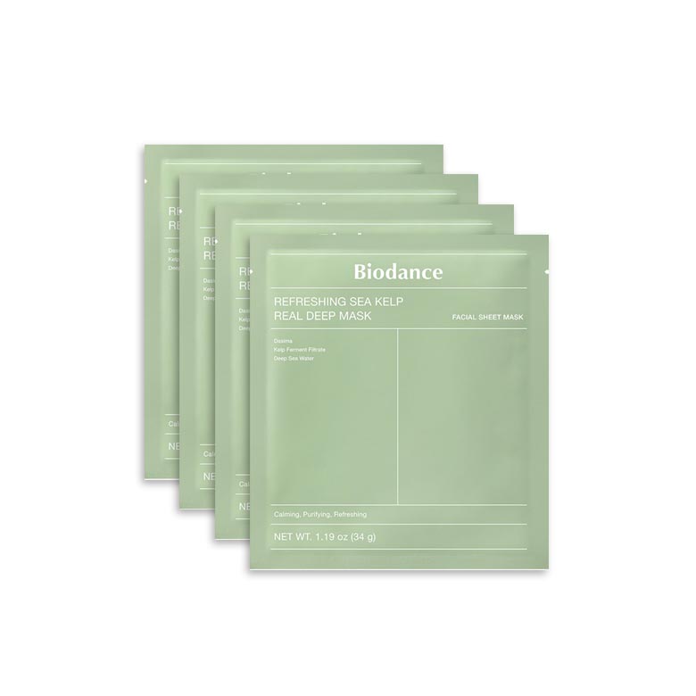 Biodance Refreshing Sea Kelp Real Deep Mask (4ea)