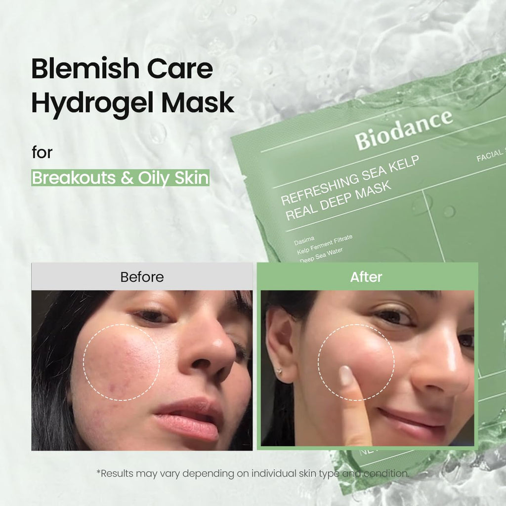 Biodance Refreshing Sea Kelp Real Deep Mask (4ea)