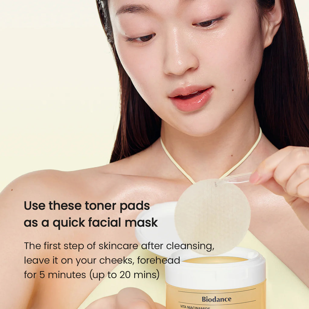 Biodance Vita Niacinamide Gel Toner Pads 60Pads