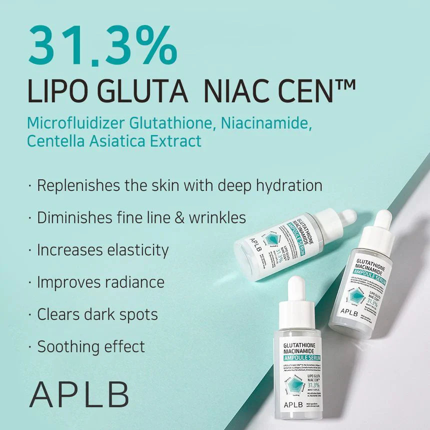APLB GLUTATHIONE NIACINAMIDE AMPOULE SERUM 40ml